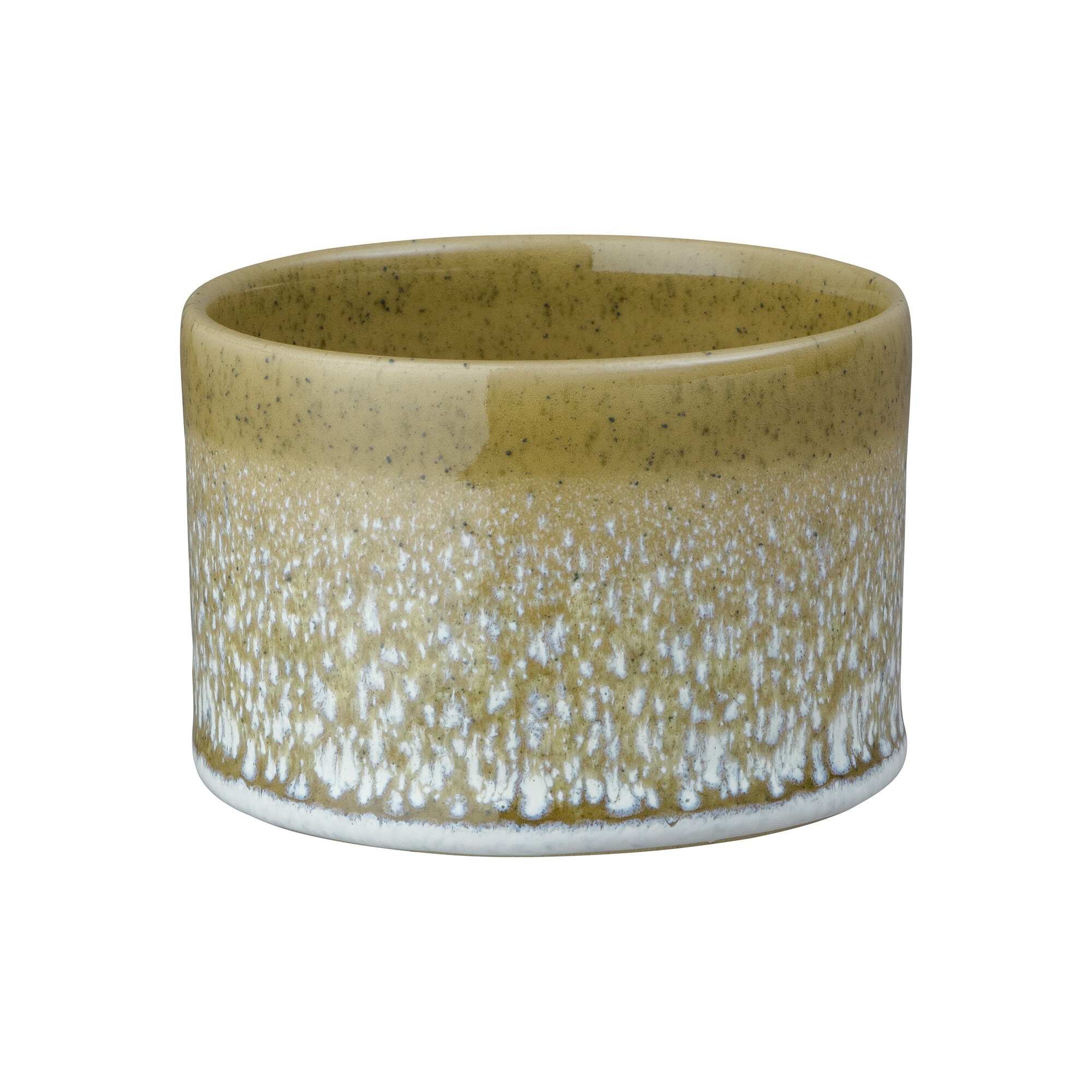 Product photograph of Kiln Accents Ochre Small Round Pot from Denby Retail Ltd